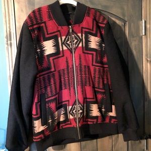 Pendleton wool tribal native jacket
